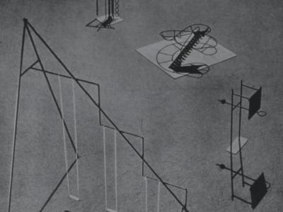 Stills: Playground equipment for Ala Moana Park, Hawai'i and Peking Brush Drawing, 1930
