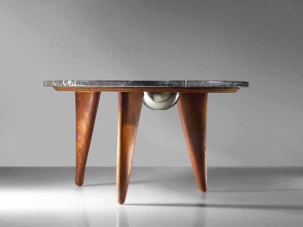 Marble-Topped Coffee Table, image 3