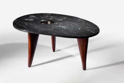 Marble-Topped Coffee Table
