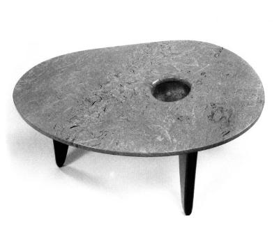 Marble-Topped Coffee Table