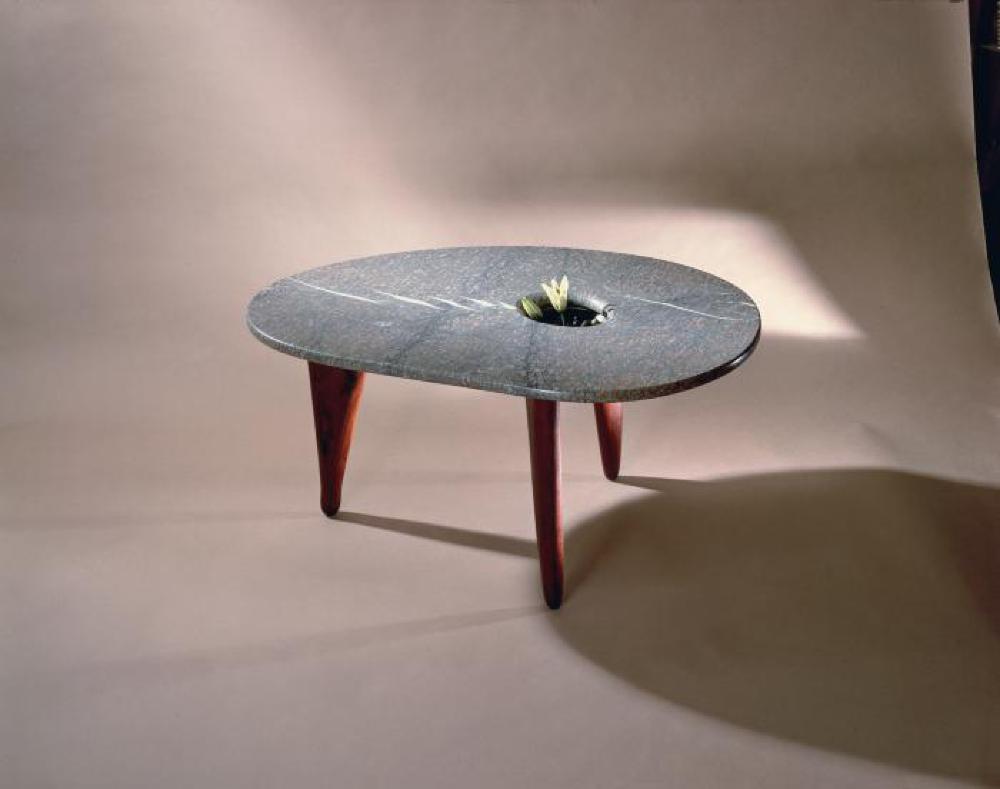 Marble-Topped Coffee Table