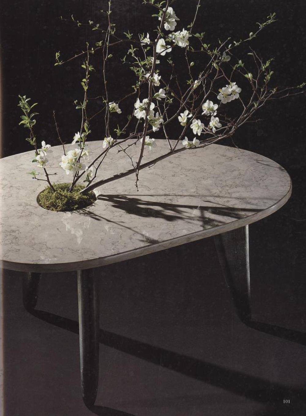 Marble-Topped Coffee Table