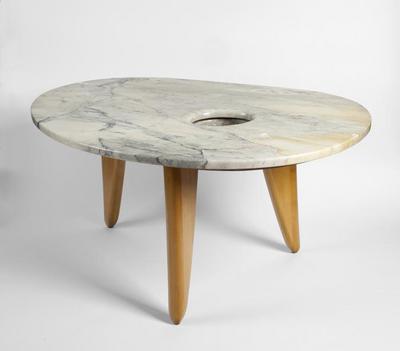 Marble-Topped Coffee Table