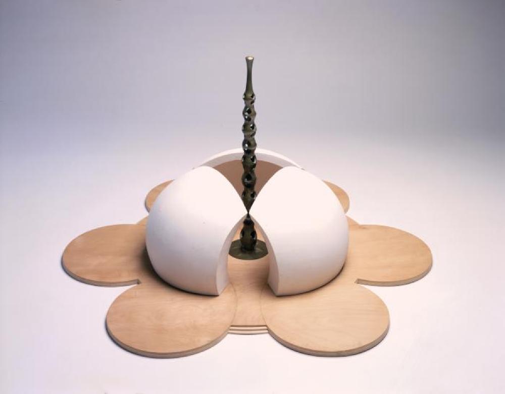 Memorial to Buddha. Model