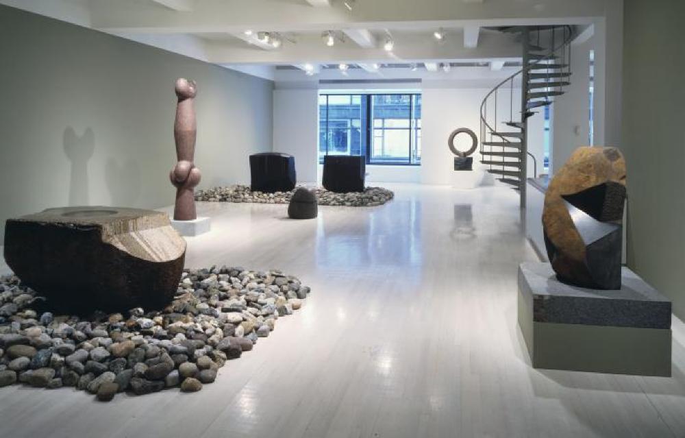 Installation view of "Stones and Water," PaceWildenstein, May 1, 1998 - June 26, 1998.