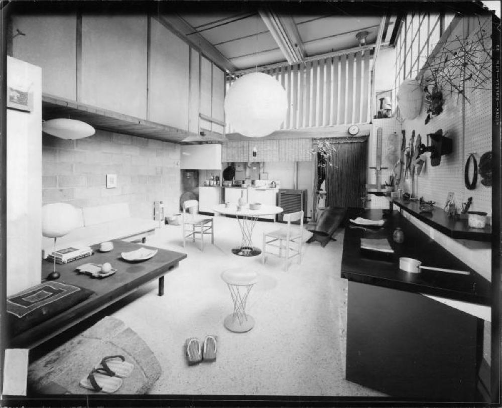 Kitchen of Isamu Noguchi's 10th Street Studio