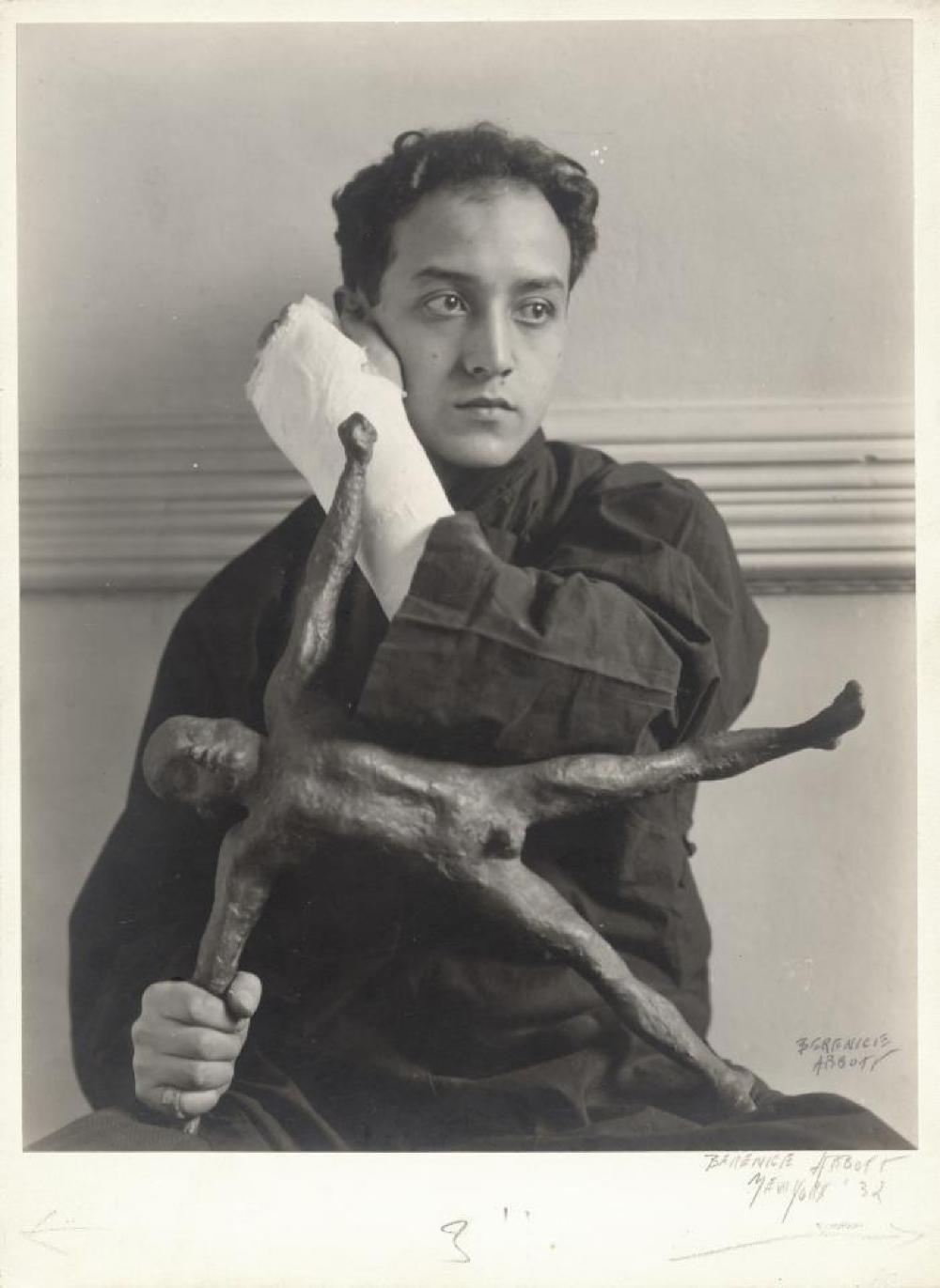 Isamu Noguchi with Glad Day