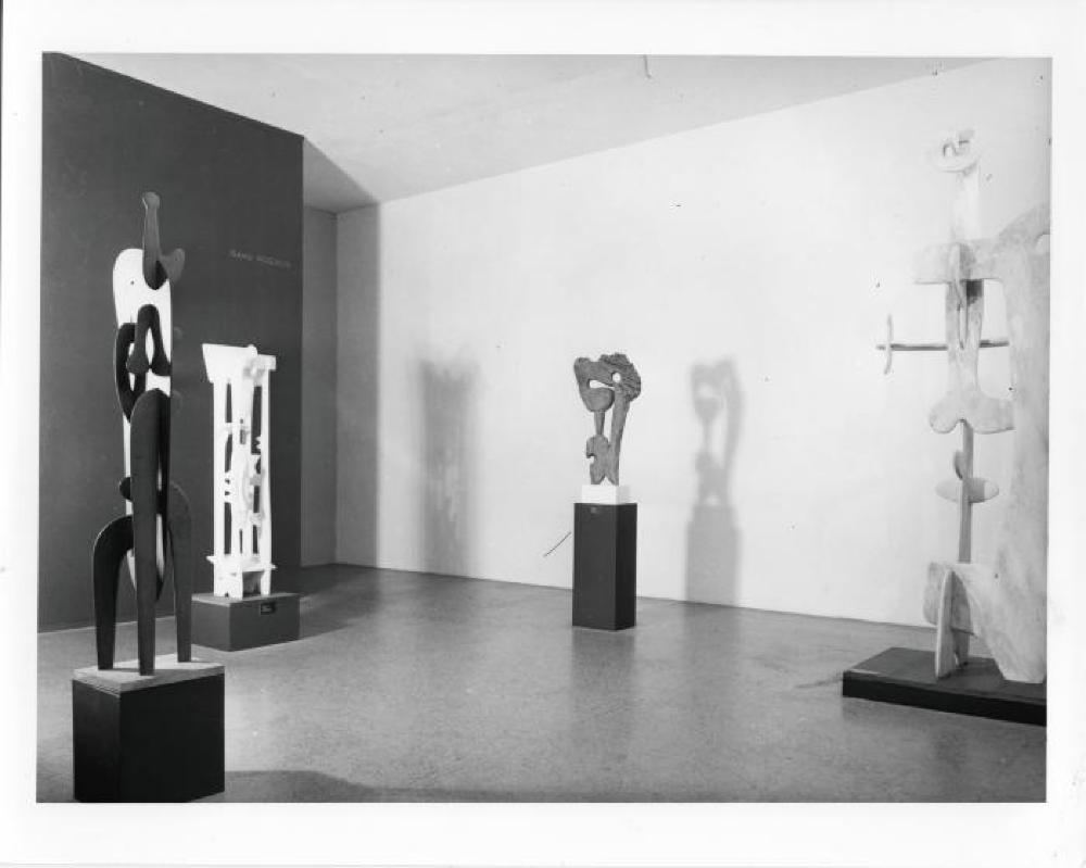 Installation view of "Fourteen Americans," Museum of Modern Art, September 10, 1946 - December 8, 1946.