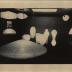 Installation view of Isamu Noguchi Exhibition Chuo Koron Gallery, August 2 - 7, 1954.