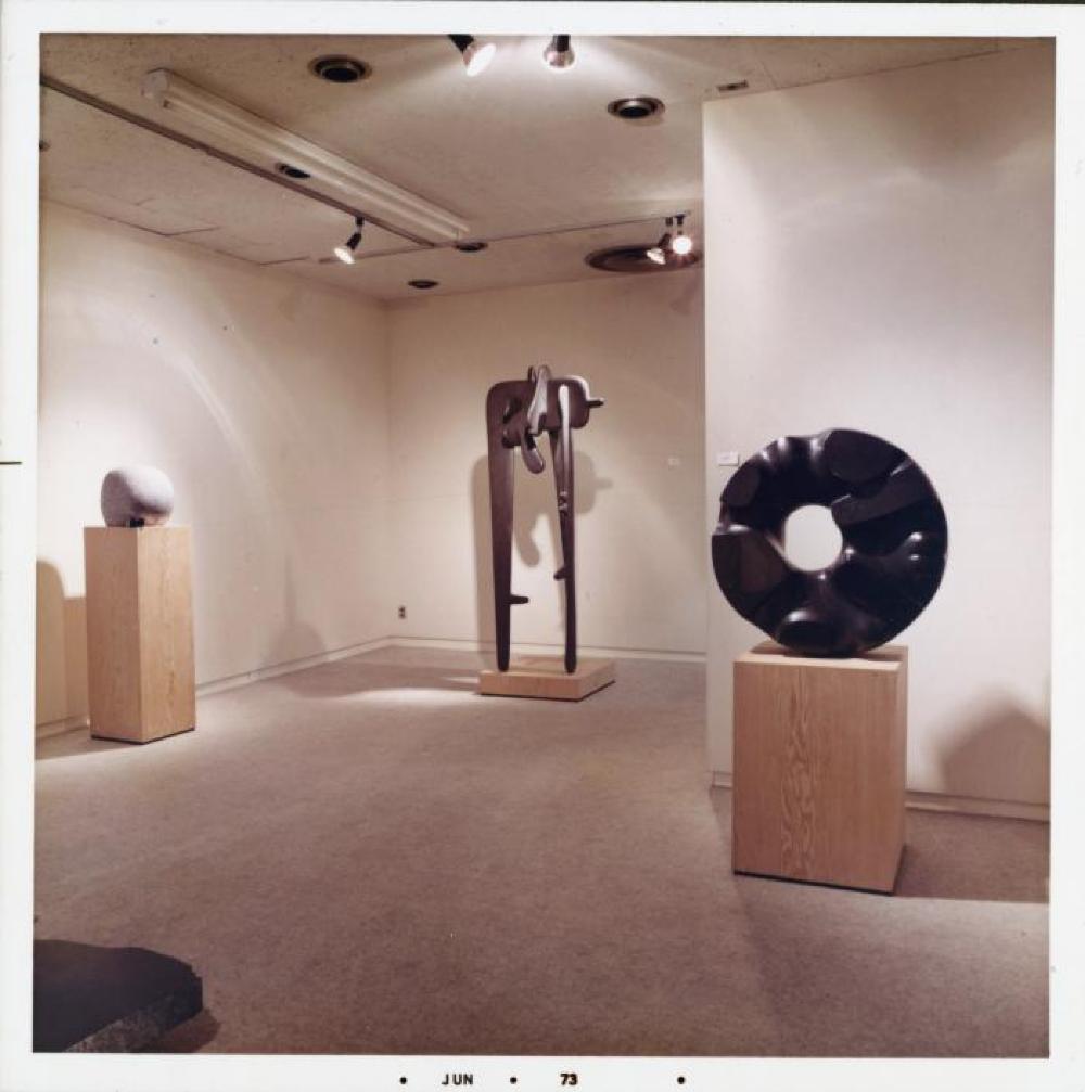 Installation view of "Isamu Noguchi," Minami Gallery, May 14, 1973 - June 9, 1973.