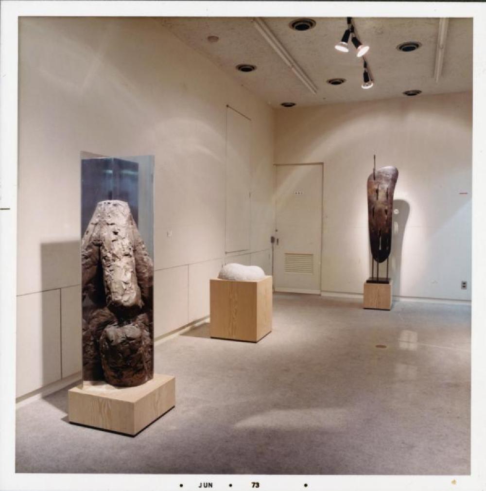 Installation view of "Isamu Noguchi," Minami Gallery, May 14, 1973 - June 9, 1973.