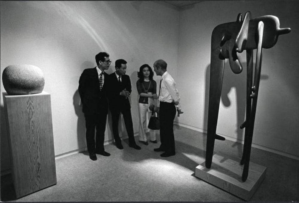 Installation view of "Isamu Noguchi," Minami Gallery, May 14, 1973 - June 9, 1973.