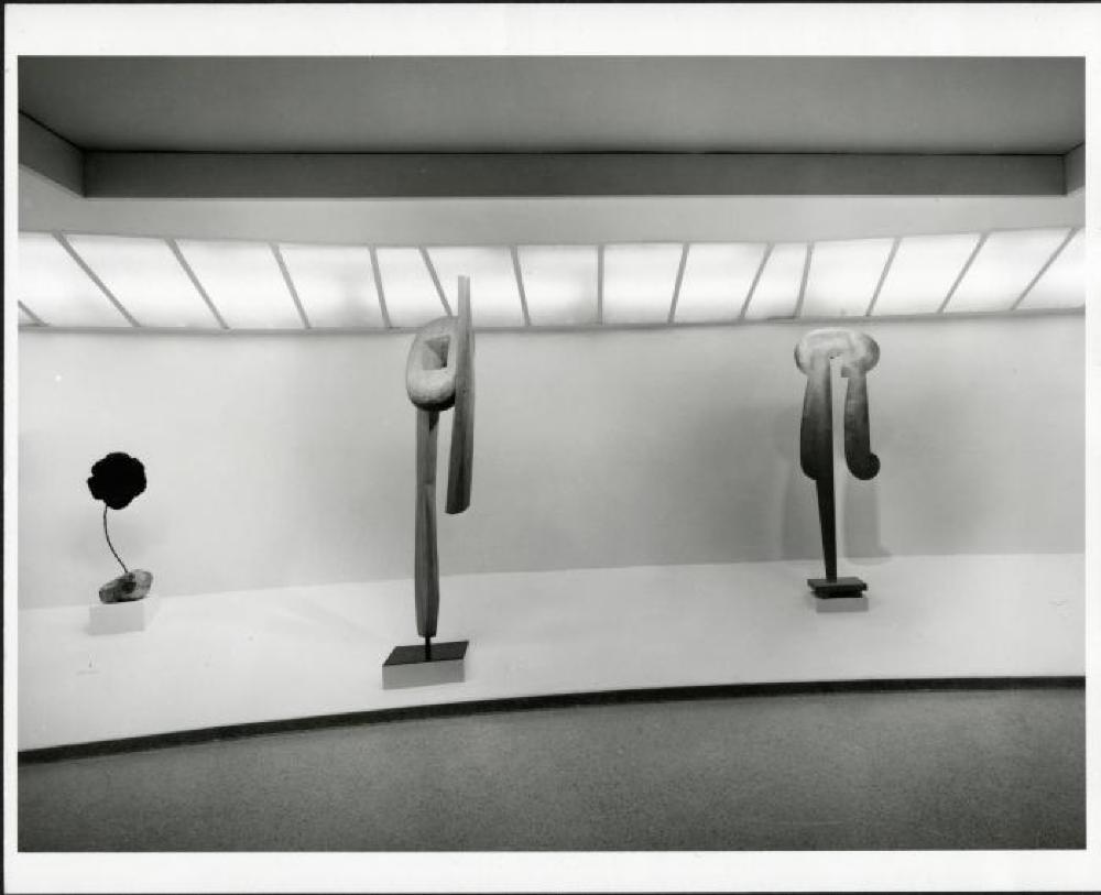 Installation view of Masters of Modern Sculpture: The Lydia and Harry Lewis Winston Collection (Dr. and Mrs. Barnett Malbin) and the Guggenheim Museum Collection, Solomon R. Guggenheim Museum, November 19, 1974 - January 12, 1975.