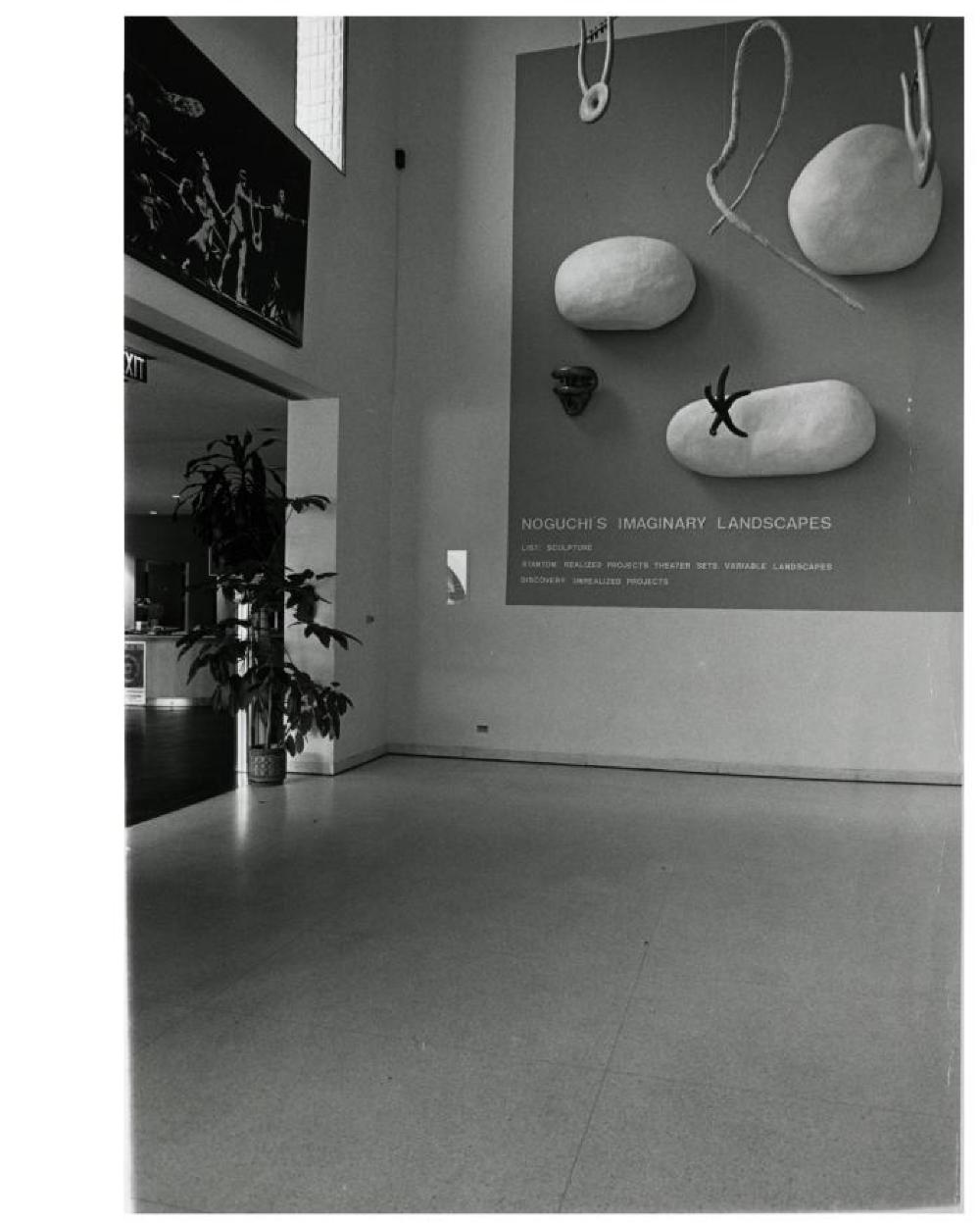 Installation view of "Noguchi's Imaginary Landscapes," Walker Art Center, April 23, 1978 - June 18, 1978.