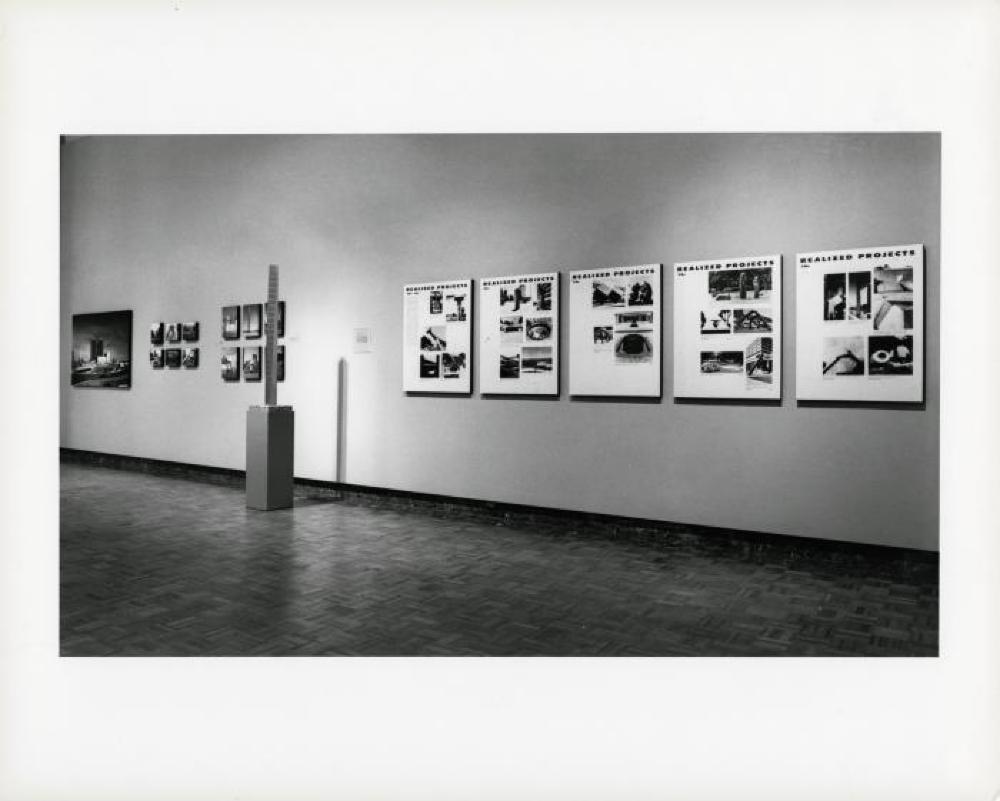 Installation view of "Noguchi's Imaginary Landscapes," Detroit Institute of Fine Arts, April 10 – June 10 1979 (travel from Walker Art Center).