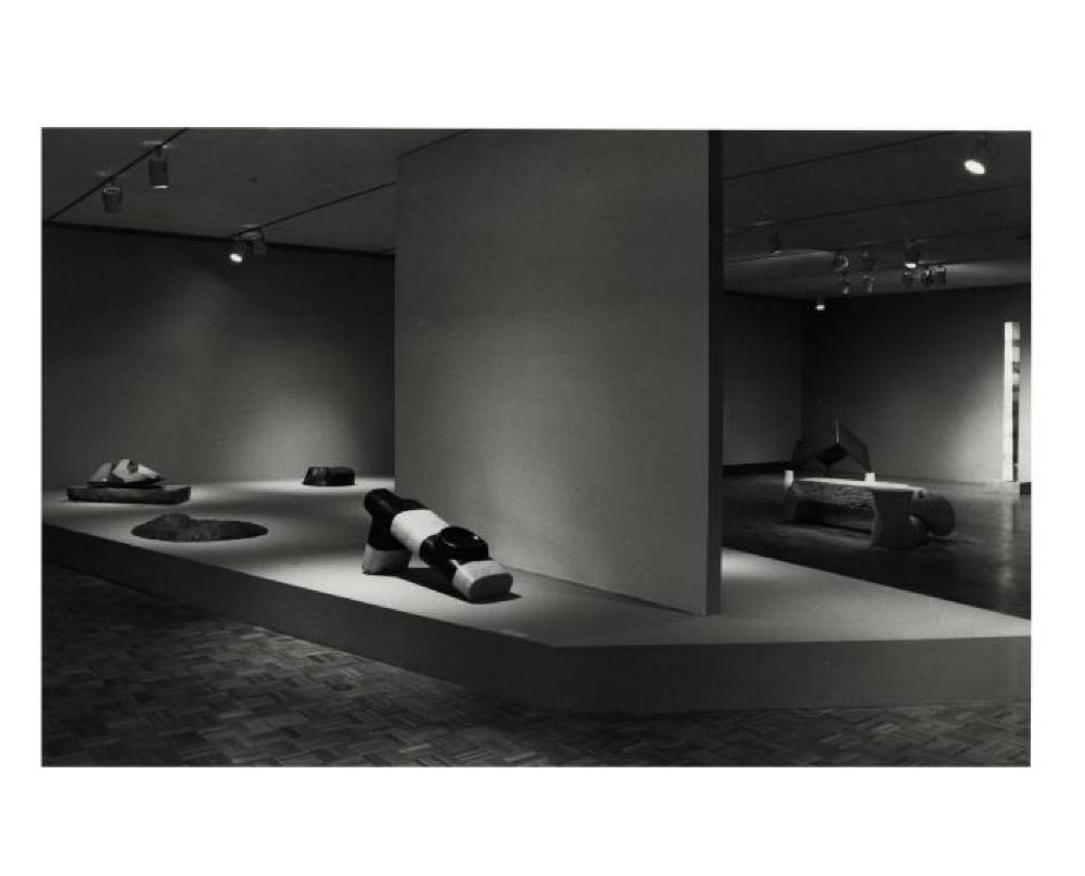 Installation view of "Noguchi's Imaginary Landscapes," Detroit Institute of Fine Arts, April 10 – June 10 1979 (travel from Walker Art Center)