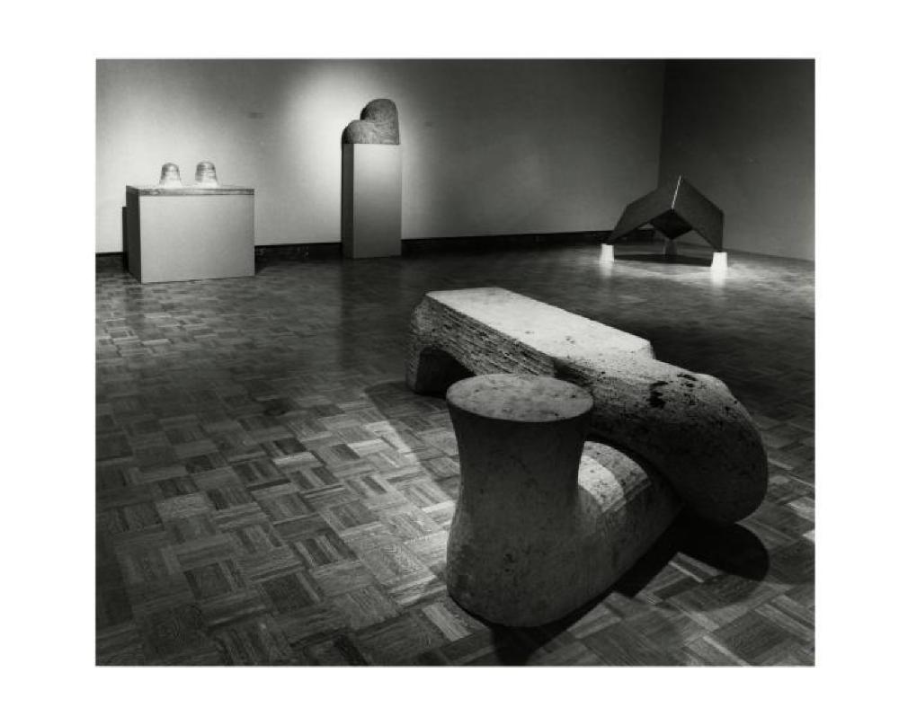 Installation view of "Noguchi's Imaginary Landscapes," Detroit Institute of Fine Arts, April 10 – June 10 1979 (travel from Walker Art Center).