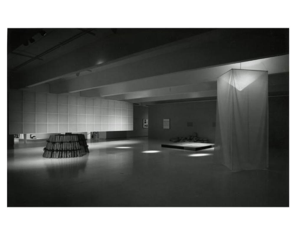 Installation view of "Noguchi's Imaginary Landscapes," Walker Art Center, April 23, 1978 - June 18, 1978.