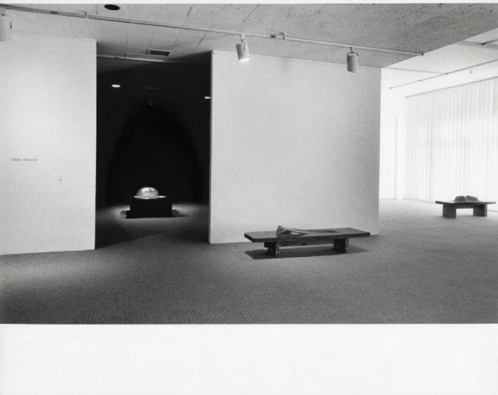 Installation view of "75th Birthday Exhibition, Landscape Tables, 1968 - 79," Andre Emmerich Gallery, February 16, 1980 - March 15, 1980.