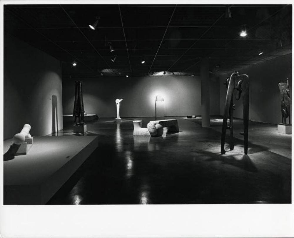 Installation view of "Noguchi's Imaginary Landscapes," organized by the Walker Art Center, Minneapolis