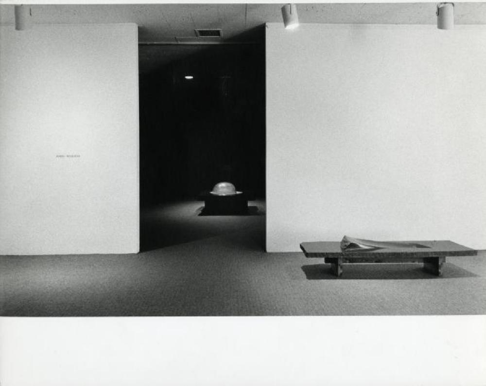 Installation view of "75th Birthday Exhibition, Landscape Tables, 1968 - 79," Andre Emmerich Gallery, February 16, 1980 - March 15, 1980.