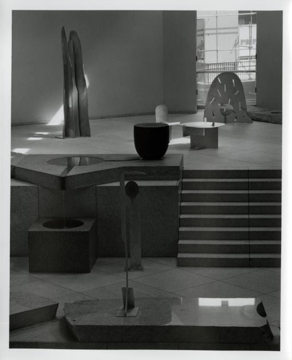 "Isamu Noguchi: Steel Sculptures," Sogetsu Plaza (April, 1984).