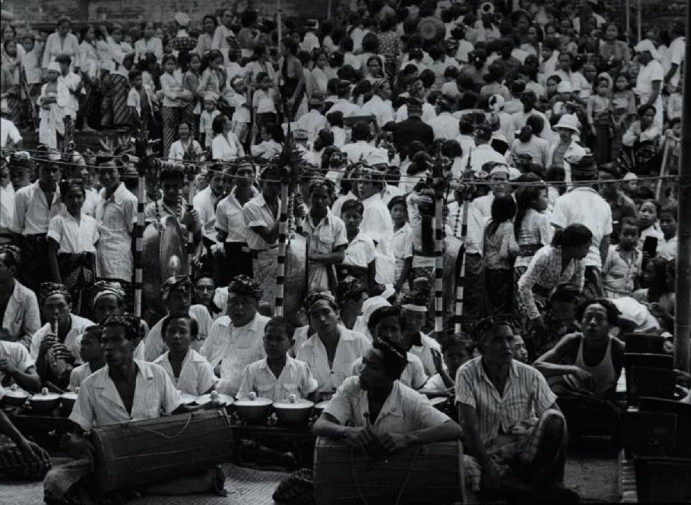 Bollingen travels: gamelan musicians in Bali, Indonesia