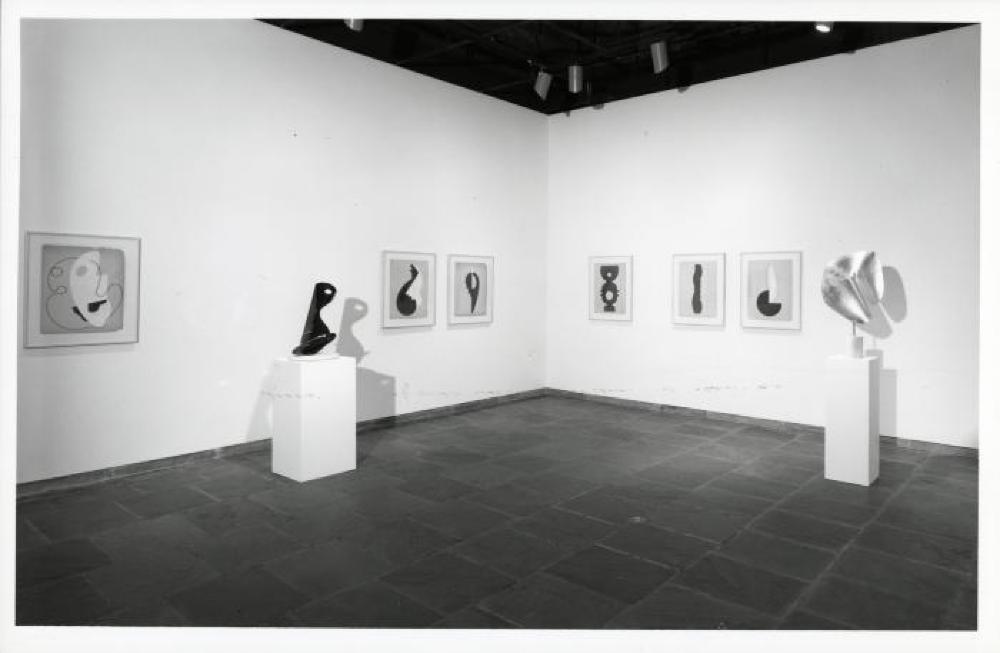 Installation view of "Isamu Noguchi: Early Abstraction," Whitney Museum of American Art, April 21 , 1994 - June 19, 1994.