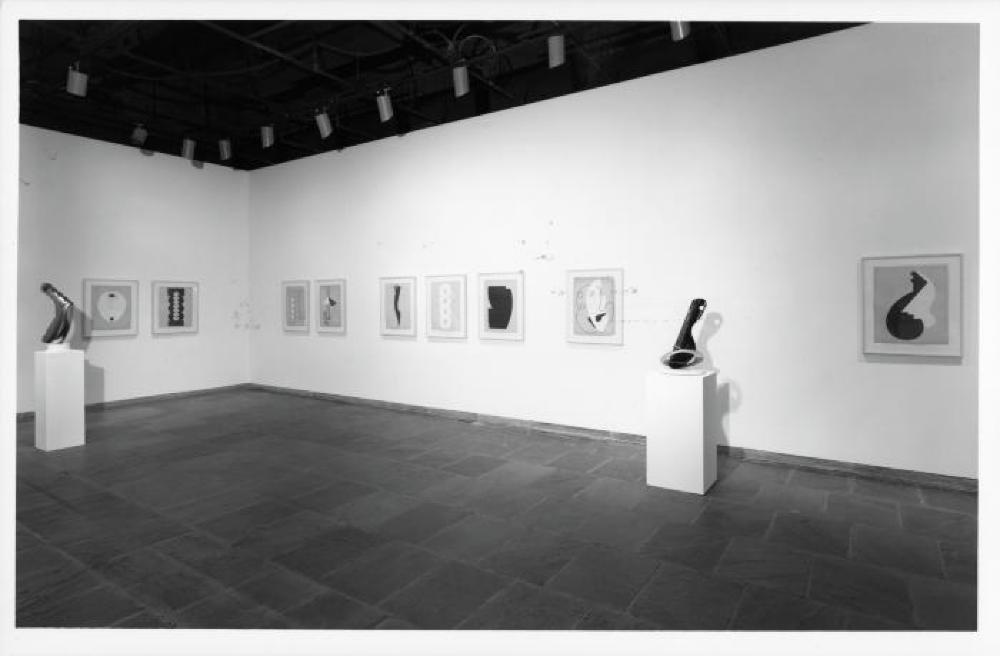 Installation view of "Isamu Noguchi: Early Abstraction," Whitney Museum of American Art, April 21 , 1994 - June 19, 1994.