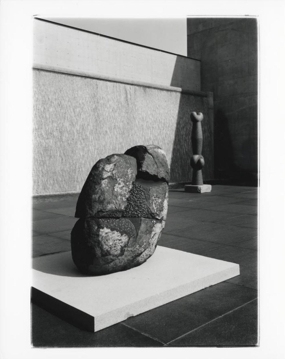 Installation view of "Dear Heartfelt Friend, Isamu Noguchi," Marugame G. Inokuma Museum of Contemporary Art, November 23, 1992 - March 14,1993.