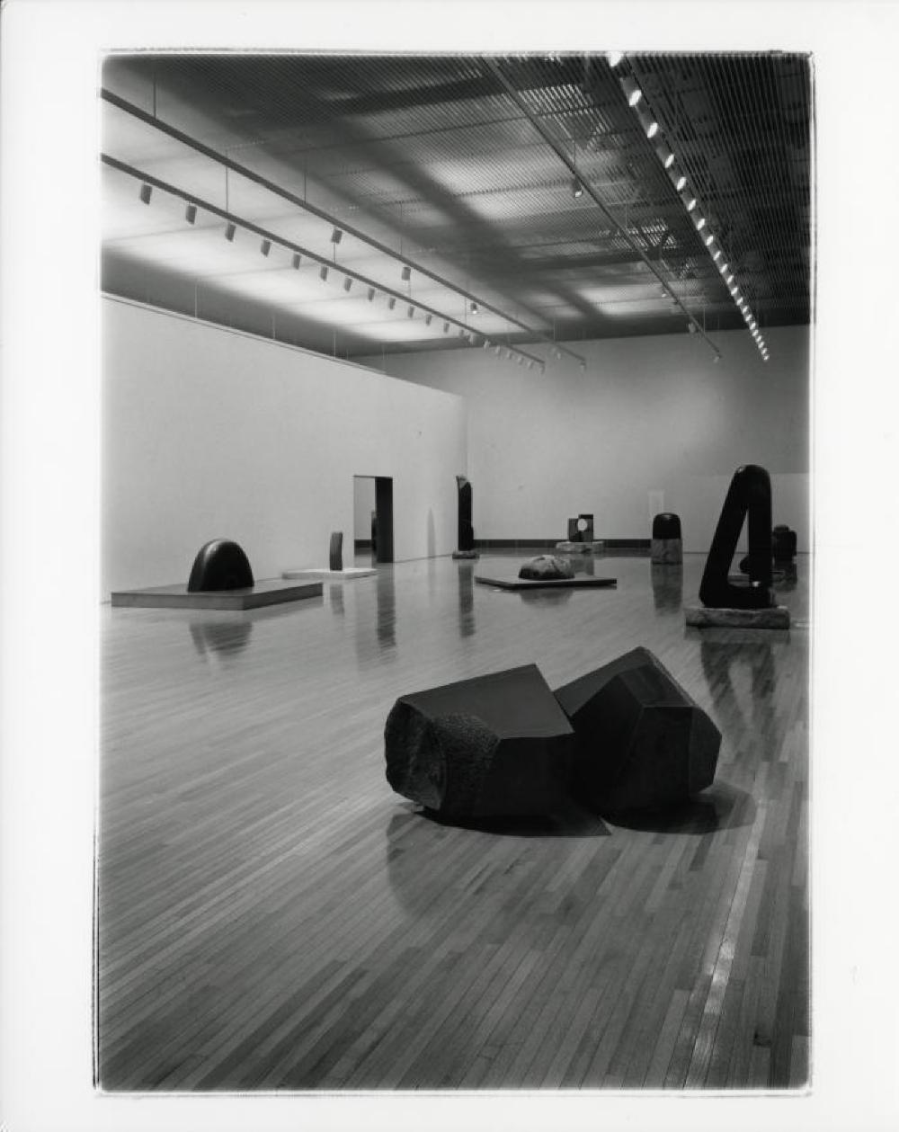 Installation view of "Dear Heartfelt Friend, Isamu Noguchi," Marugame G. Inokuma Museum of Contemporary Art, November 23, 1992 - March 14,1993.