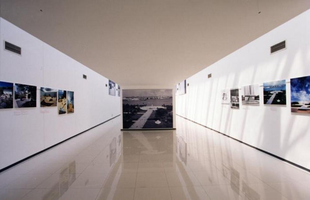 Installation view of "Isamu Noguchi: A Study in Space," Italdesign, Giugiaro Museum, May 8, 2001 - January 2002.