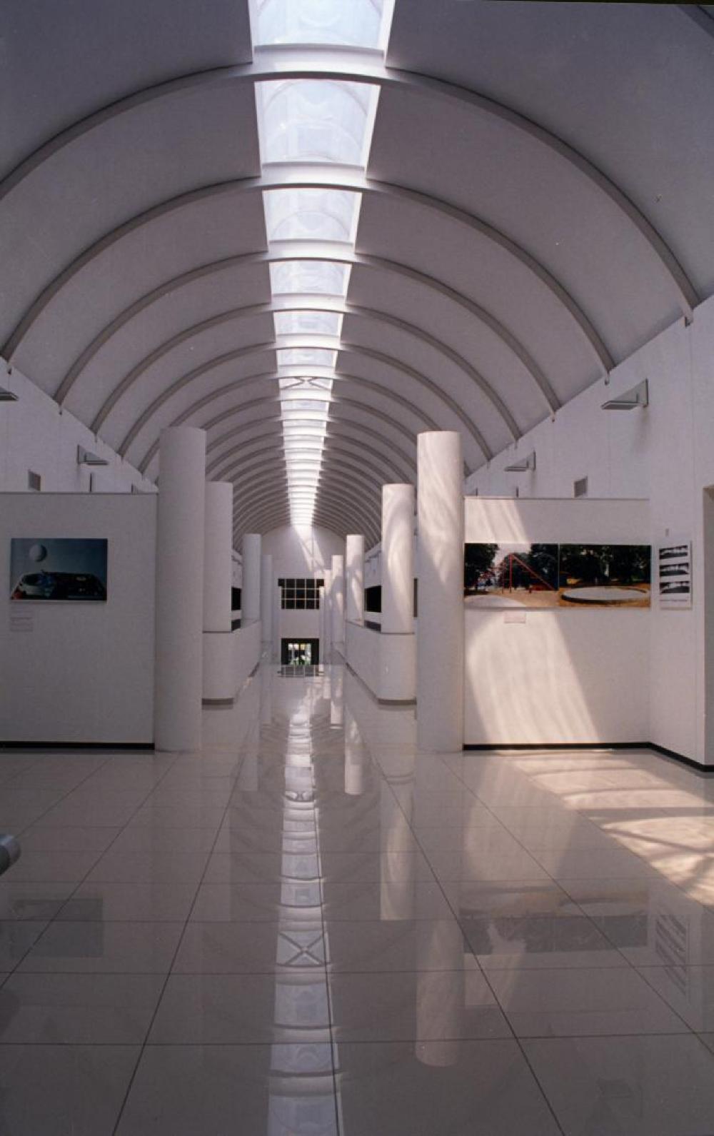 Installation view of "Isamu Noguchi: A Study in Space," Italdesign, Giugiaro Museum, May 8, 2001 - January 2002.