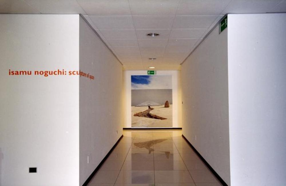 Installation view of "Isamu Noguchi: A Study in Space," Italdesign, Giugiaro Museum, May 8, 2001 - January 2002.