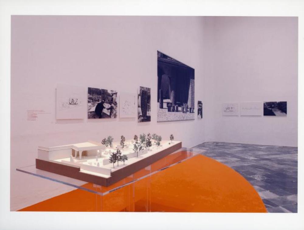 Installation view of "Isamu Noguchi: A Study in Space," Italdesign, Giugiaro Museum, May 8, 2001 - January 2002.