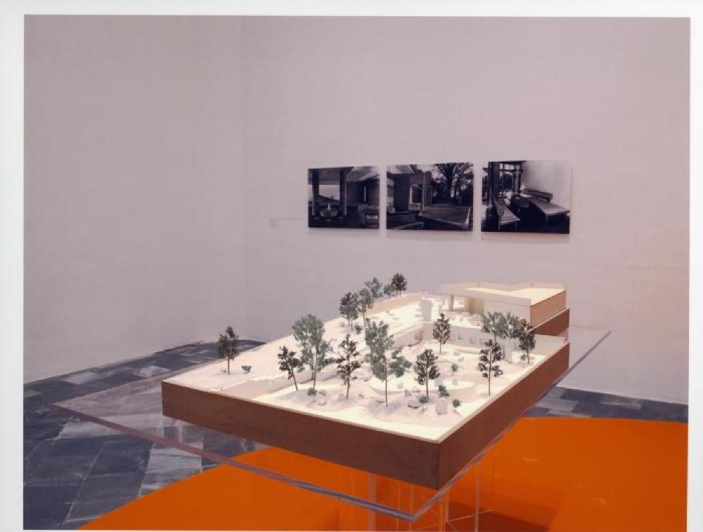 Installation view of "Isamu Noguchi: A Study in Space," Italdesign, Giugiaro Museum, May 8, 2001 - January 2002.