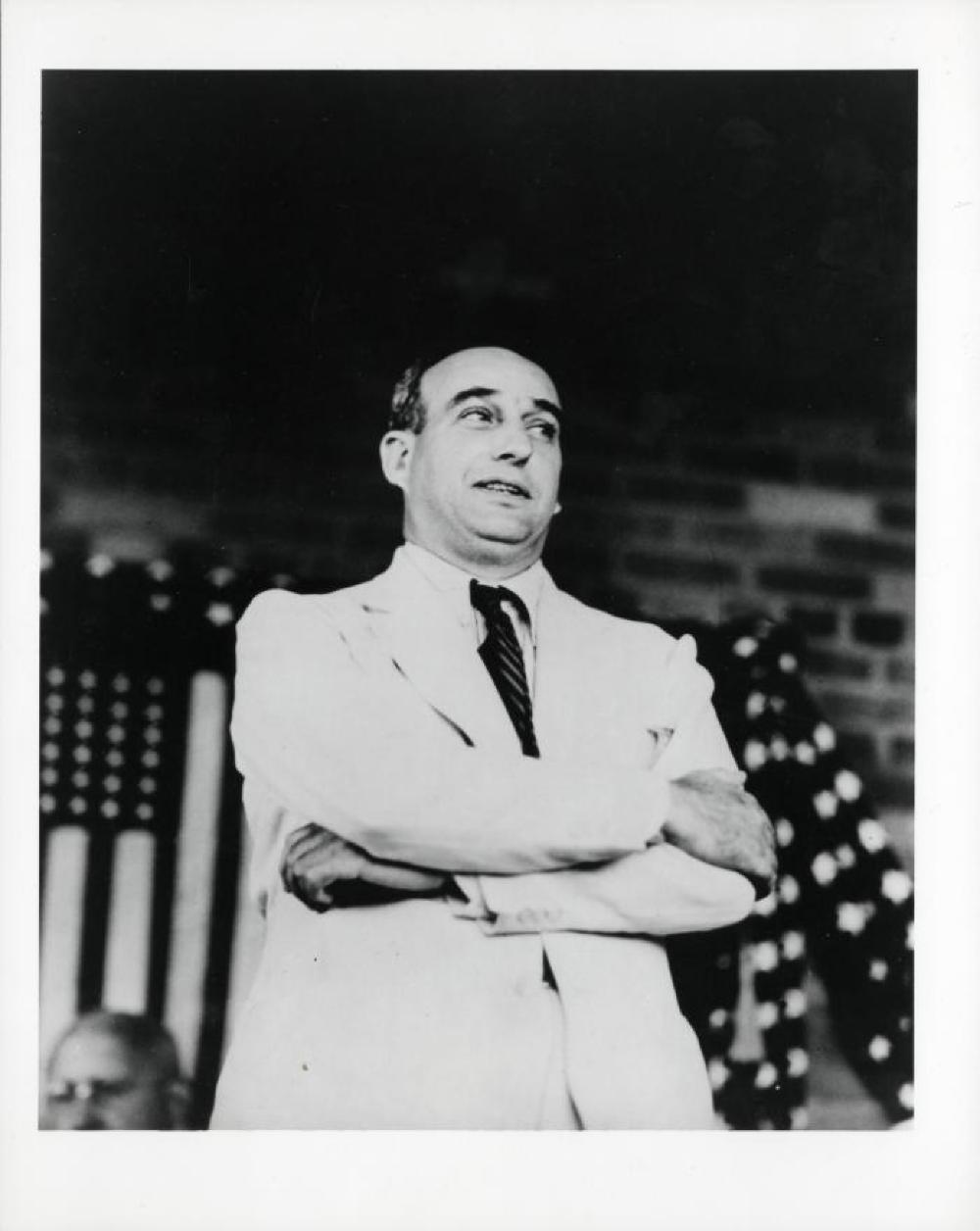Robert Moses at the dedication of the McWhinney plaque