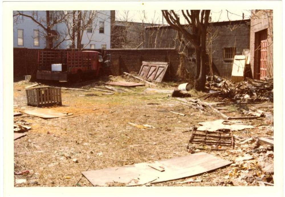 Future Noguchi Museum building in Spring 1974