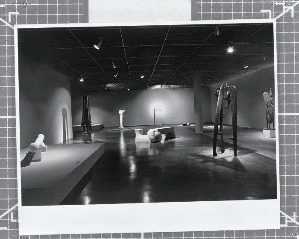 Installation view of "Noguchi's Imaginary Landscapes," organized by Walker Art Center, Minneapolis