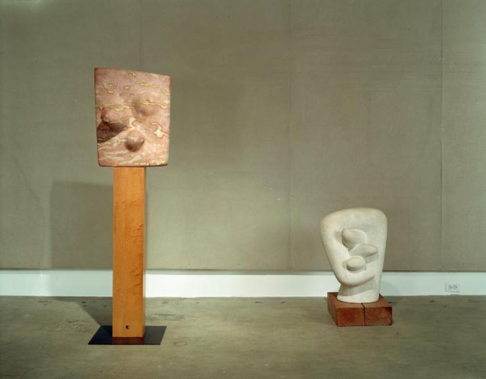 Installation view of "Sculpture and Nature," The Noguchi Museum, Long Island City, Queens