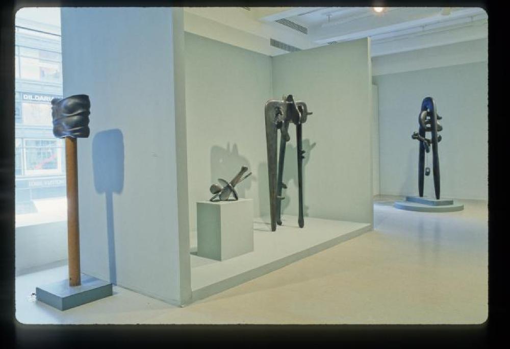 Installation view of "Isamu Noguchi - Bronze & Iron Sculpture," Pace Gallery