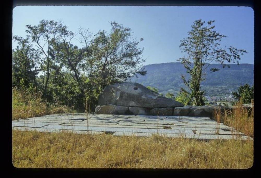 The Mountain in the Mountain in the garden at Mure studio, Shikoku, Japan