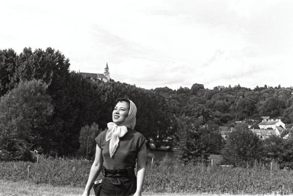 Yoshiko (Shirley) Yamaguchi in Italy, c.1950s