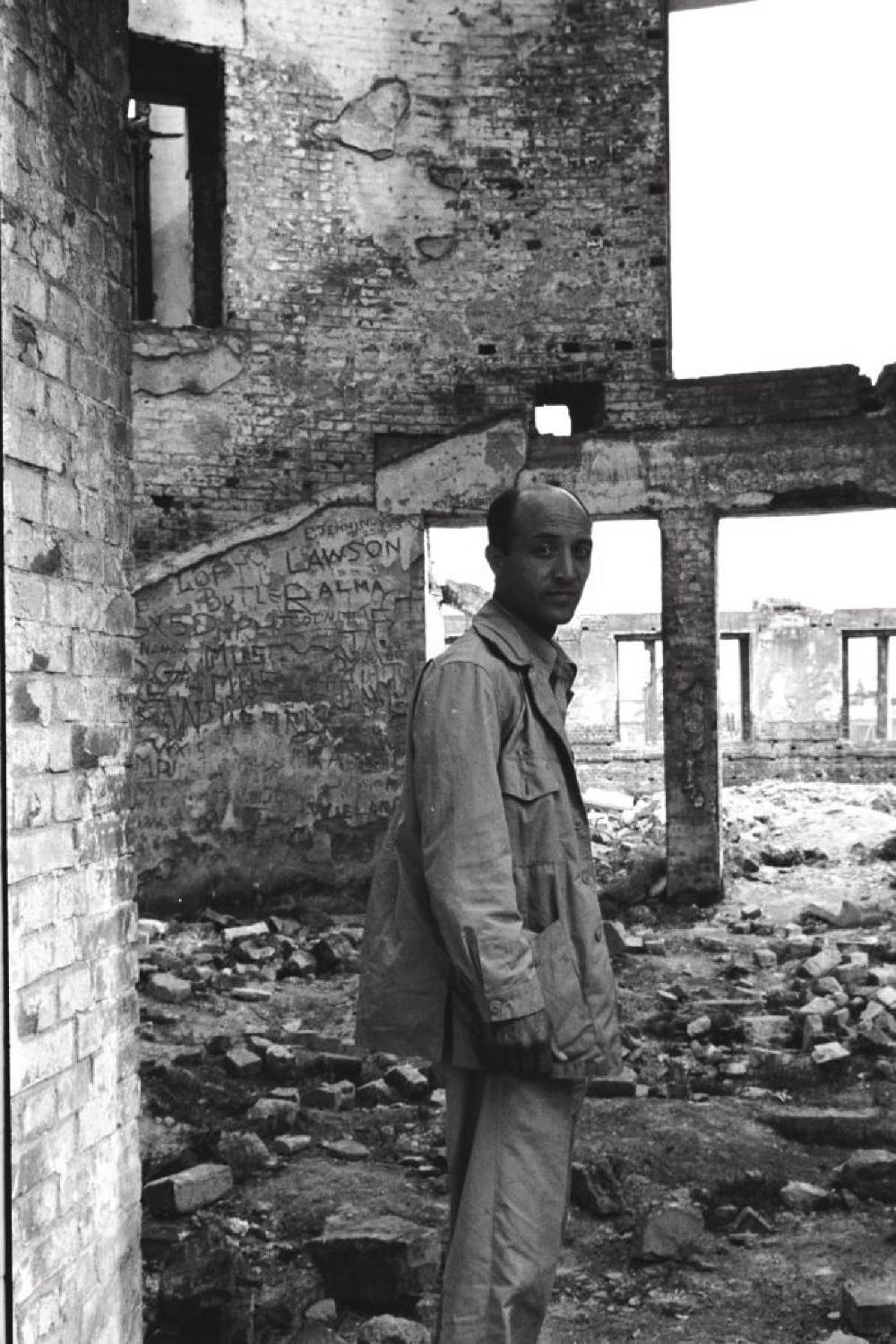 Isamu Noguchi in Hiroshima, Japan