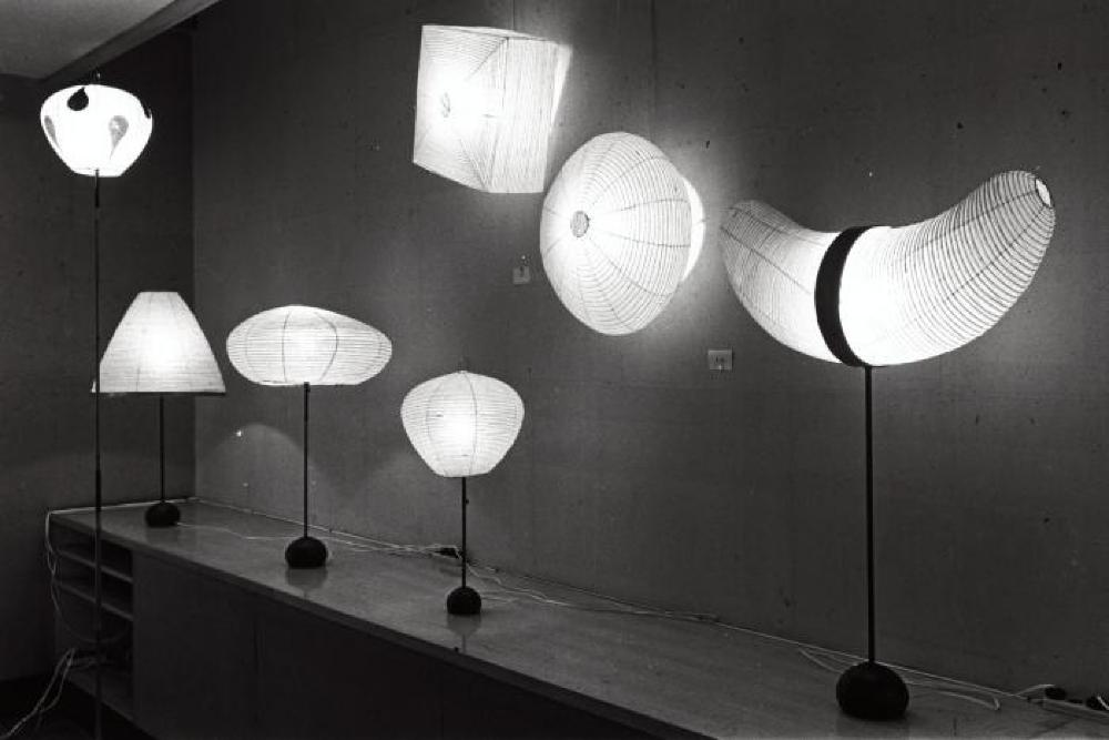 Installation view of "Isamu Noguchi Exhibition," Chuo Koron Gallery exhibition