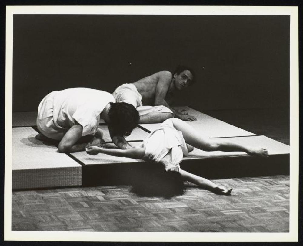 Performance photo from "Noguchi's Imaginary Landscapes," Detroit Institute of Fine Arts 