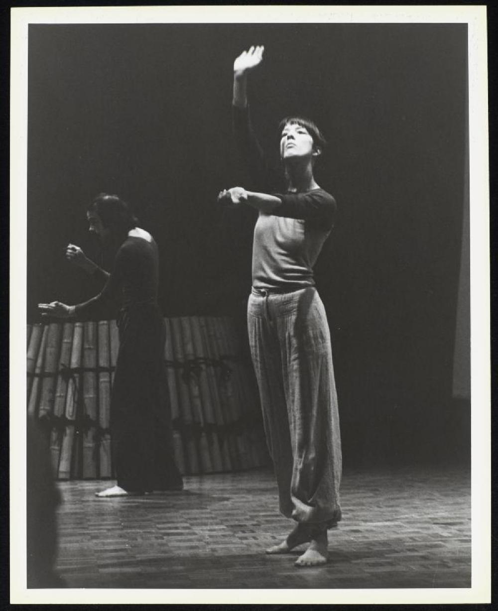 Performance photo from "Noguchi's Imaginary Landscapes," Detroit Institute of Fine Arts 