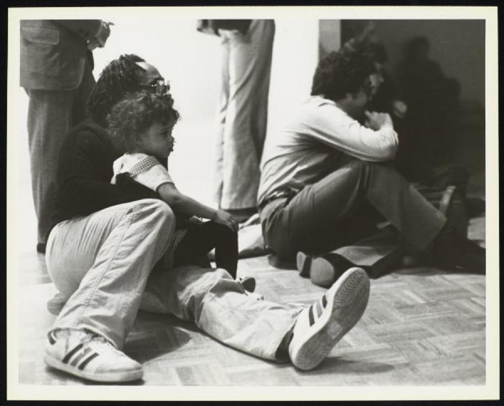 Performance photo from "Noguchi's Imaginary Landscapes," Detroit Institute of Fine Arts 