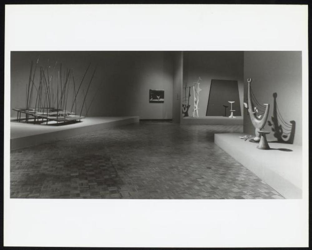 Detroit Institute of Fine Arts installation of "Noguchi's Imaginary Landscapes," 1979. 