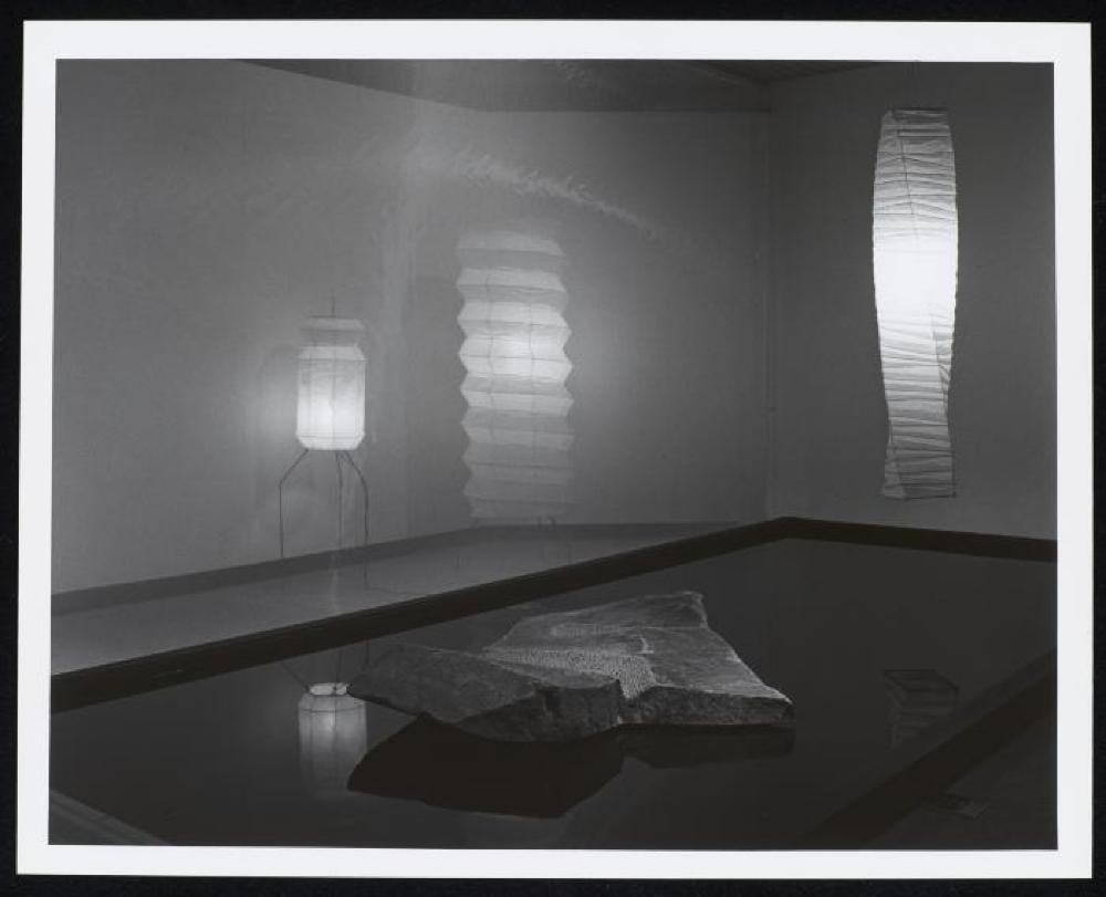 "Space of Akari & Stone," Yurakucho Art Forum (Seibu Museum of Art), February 9, 1985 – February 20, 1985.